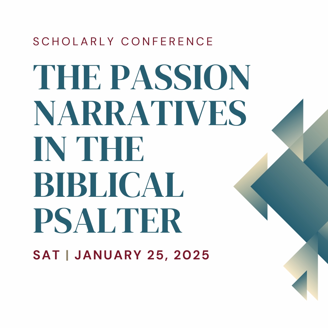 Scholarly Conference: The Passion Narratives In The Biblical Psalter - BIBLIJSKI INSTITUT Zagreb