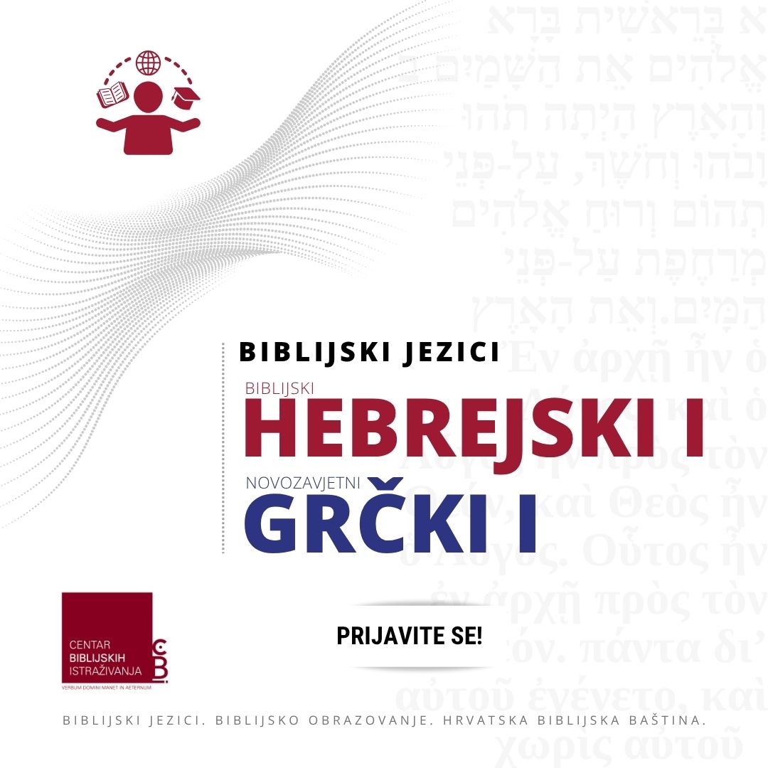 Učenje biblijskih jezika! - BIBLIJSKI INSTITUT Zagreb